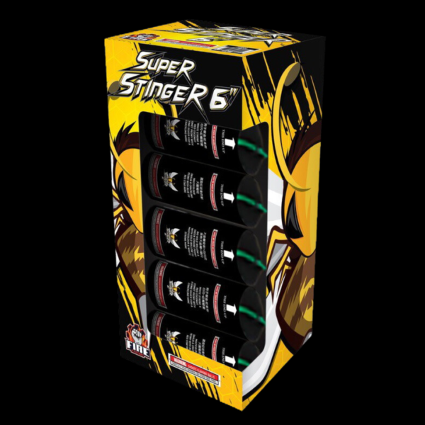 Super Stinger 6” Cans Fireworks